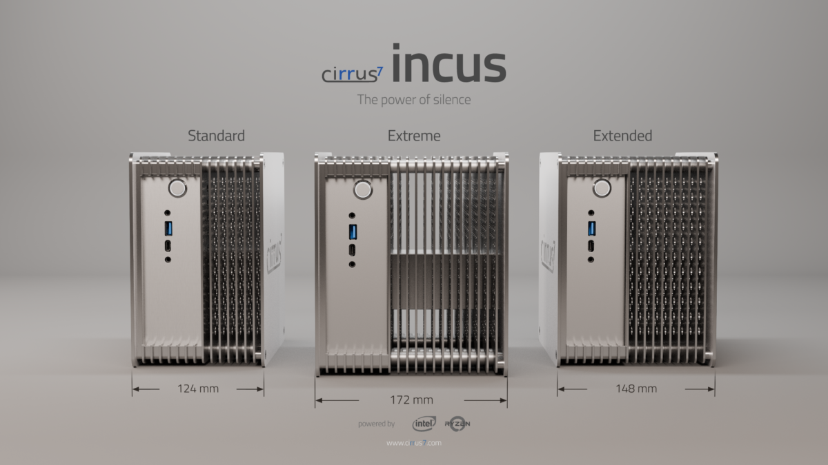 irrus7 Incus mini PCs featuring advanced cooling editions for optimal performance and sleek design.